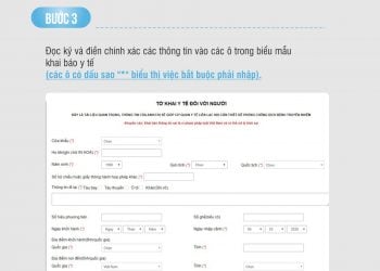 Cùng XinhStar khai báo y tế phòng dịch Covid-19