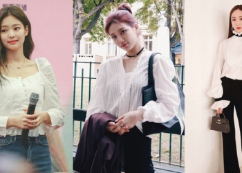 Áo sơ mi/blouse trắng qua tay các mỹ nhân Hàn : Những set đồ đẹp mê ly