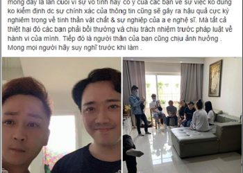 Nói là làm, hôm nay Trấn Thành đã cùng luật sư đến tận nhà cô gái tung tin đồn thất thiệt