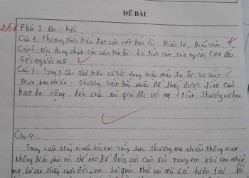 Nam sinh làm Văn nhưng không quên “đu” idol, lời phê của giáo viên mới đáng chú ý