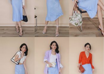 7 cách lên đồ với chân váy lụa, diện kiểu ăn chơi hay công sở sương sương đều đẹp