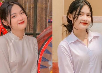 Chân dung nữ sinh 2K3 khiến netizen “ngây ngất” từ nụ cười cho đến ánh mắt trong ngày khai giảng