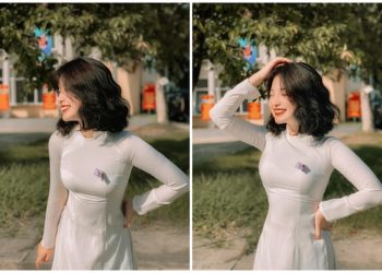 Tóc ngắn cá tính diện áo dài trắng, nữ sinh 10X “đoạt hồn” dân tình